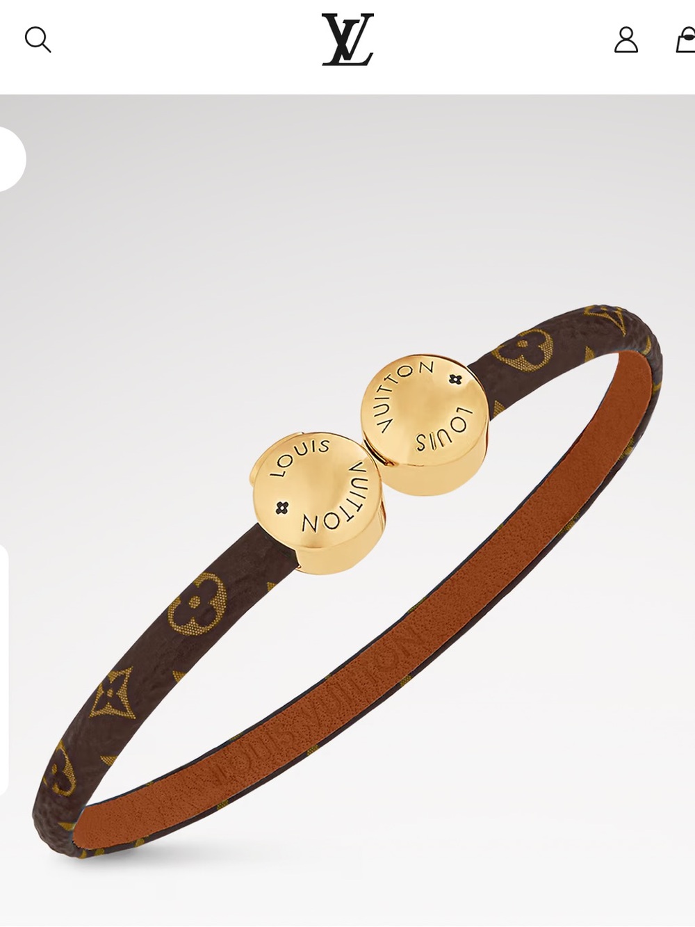 Louis Vuitton Monogram Bracelet - Picture 7 of 8